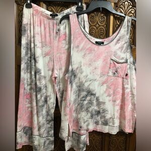 SIMPLY VERA 2 piece tie-dye Pajama set